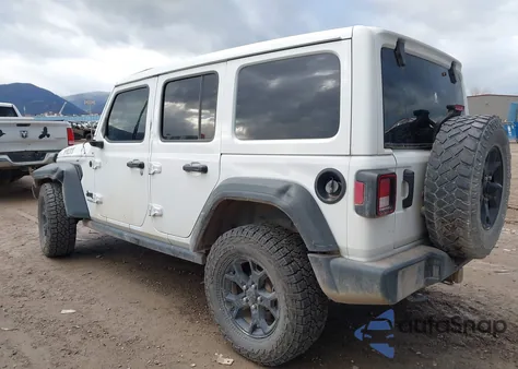 2021 Jeep Wrangler Unlimited Willys 4X4 z USA, uszkodzony, nr VIN 1C4HJXDG9MW833072